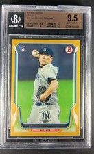 2014 BOWMAN  GOLD  Masahiro Tanaka #88 BGS 9.5 GEM MINT 32/50