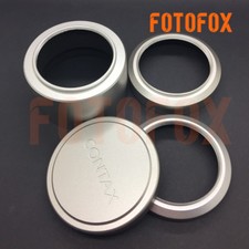 New metal Lens Cap and hood shade For Contax G with GG-1 GG-2 GG-3