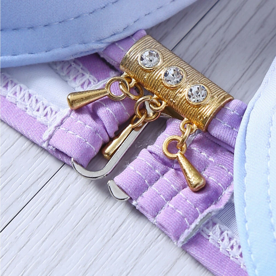 Bikini Set Meerjungfrau Muschel BH Bademode gepolstert Push up Badeanzug Strand - Bild 4 von 4