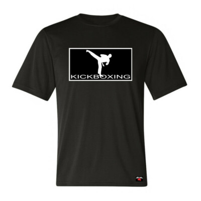 FISTFULL  Herren T-Shirt ''KICKBOXING'' schwarz Kampfsport Kickboxen MMA Muay Thai