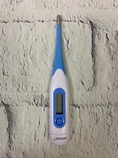 Digital Waterproof Medical Thermometer with Fever Warning Bright Blue