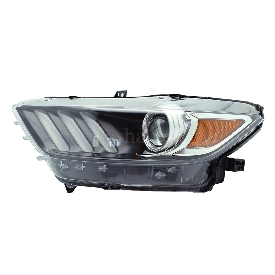 Headlights Pair For 2015 2016 2017 Ford Mustang HID/Xenon W/LED DRL LH+RH 15-17 Foto 3 de 4