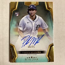 2024 Topps Five Star Green Parker Meadows ROOKIE Auto 64/75 TR