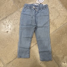 Zara Toddler Boy Jeans Pants Relaxed Drawstring Size 2-3 2 3 Years NEW