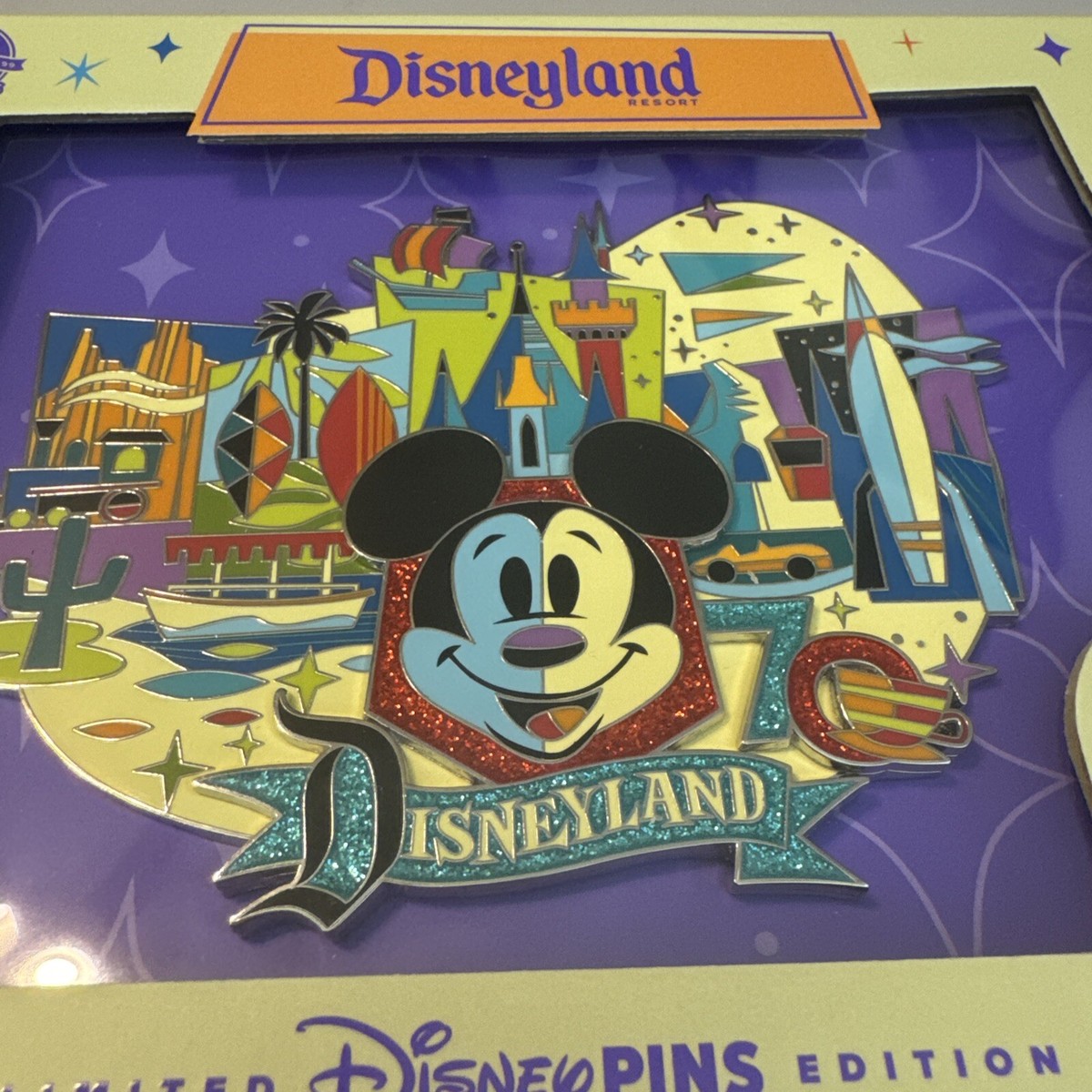 Disney D23 Expo 2024 Disneyland 70th Anniversary Jumbo Pin
