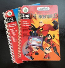 leap frog leap pad bundle Toy story Incredibles Cars k-2
