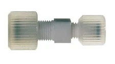 Compression Reducing Union, Pharmafluor PTFE, ⅜"x ¼” OD, Cole Parmer, 06379-21