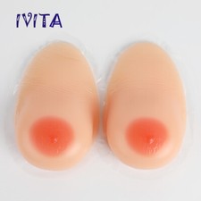 IVITA DD Cup Self-Adhesive Silicone Breast Silicone Pads Fake Boobs Enhancer