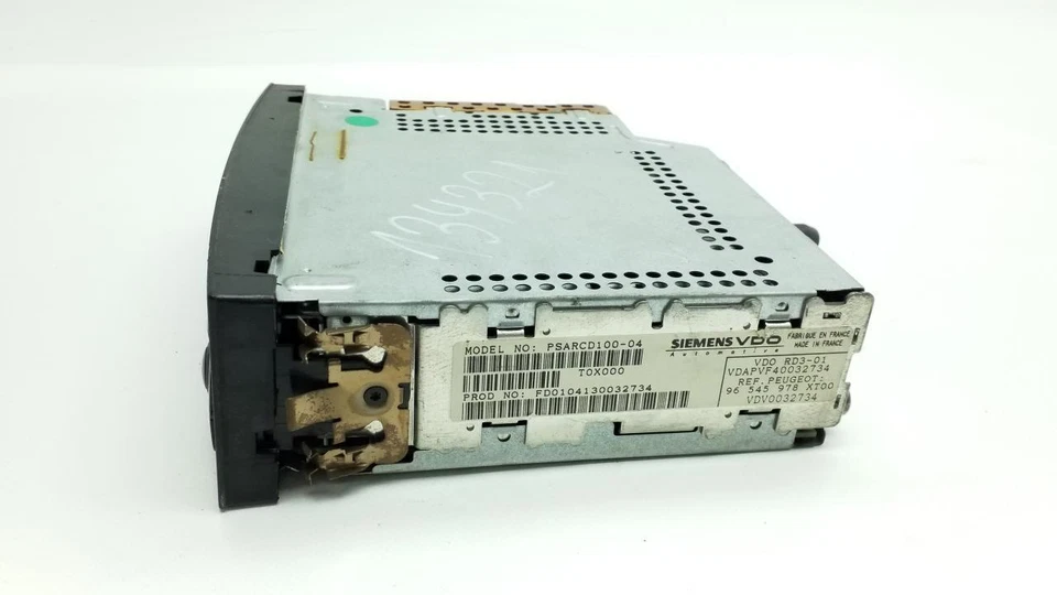 PEUGEOT 307 2001-2005 Radio Autoradio 96545978XT00 - Bild 2 von 4