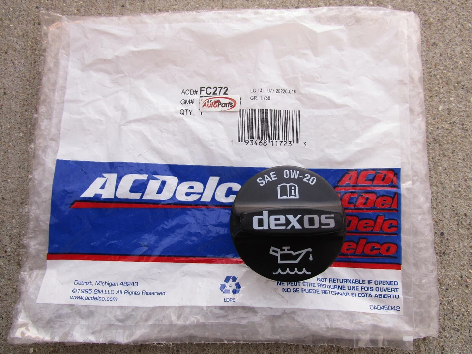 Cadillac CT6 2019 2,0 L tapa de llenado de líquido de aceite de motor OEM nueva Foto 2 de 3