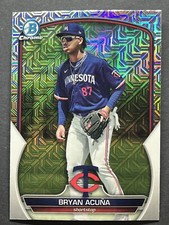 2023 Bowman Chrome Mega #BCP-193 Bryan Acuna Mojo Refractor Prospect