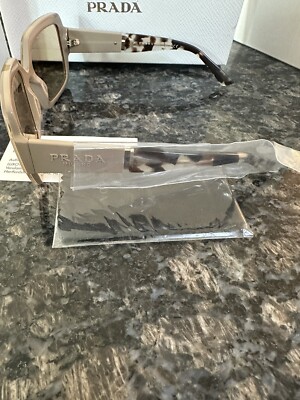 PRADA PR 21XS Grey Brown/Light Brown (06G-4I2) Sunglasses  display picture 1