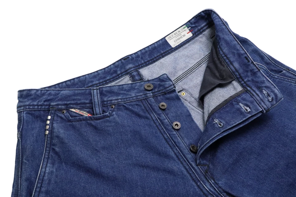 DIESEL Chinew 008EI Jeans Men's W34/L32 Button Fly Faded Blue Denim - image 4 of 4