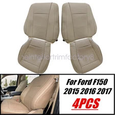 For 2017-2022 Ford F250 Super Duty Lariat Driver or Passenger Seat Cover Tan