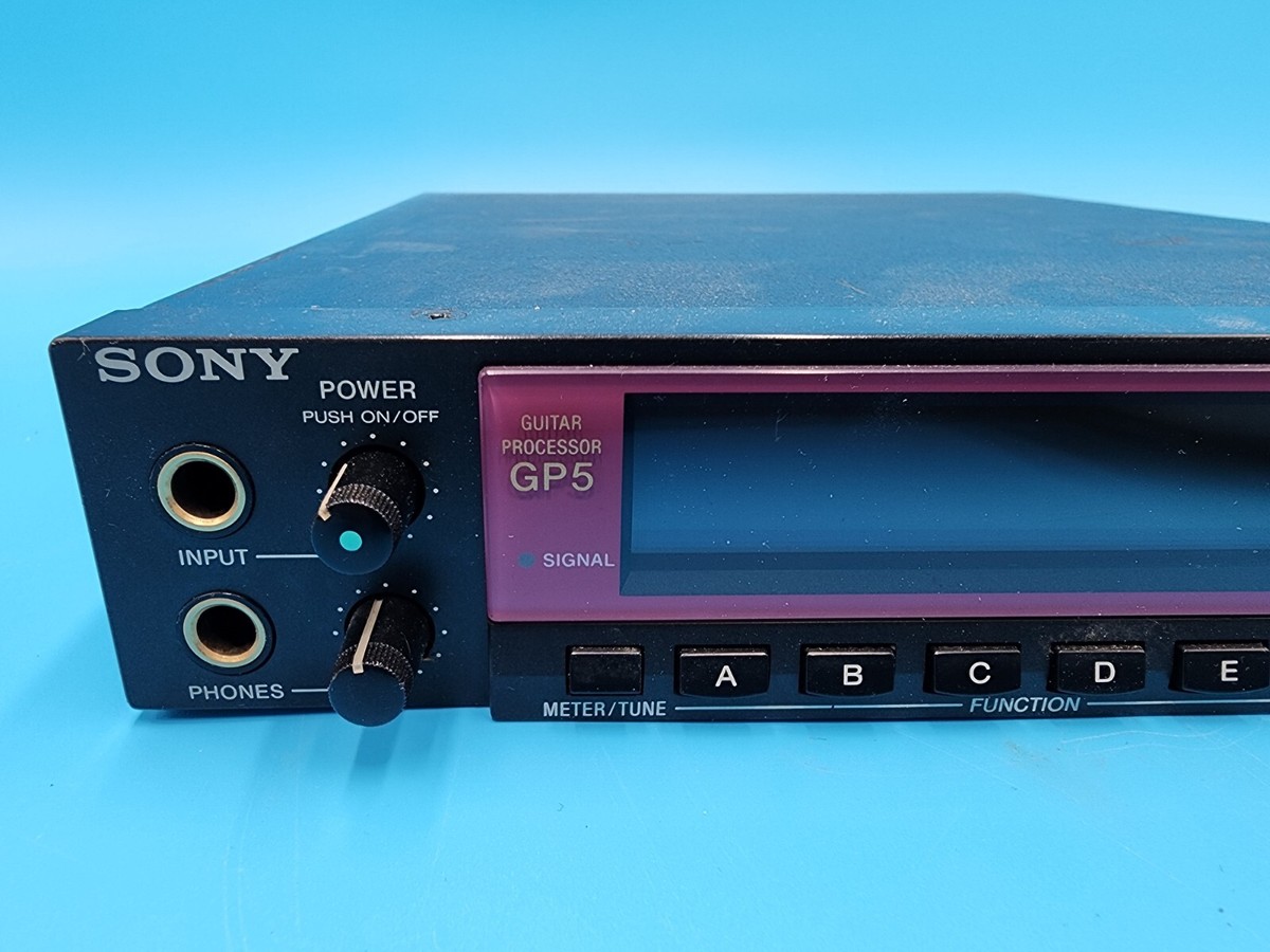SONY HR-GP5 ギタープロセッサー　ビンテージエフェクター 90s Sony HR-GP5 Guitar Multi Effect Instrument Processor