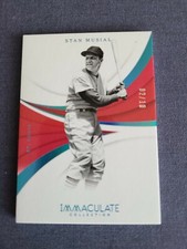 STAN MUSIAL 2018 IMMACULATE #112 BASE CARD SP #2/10 St. Louis Cardinals 