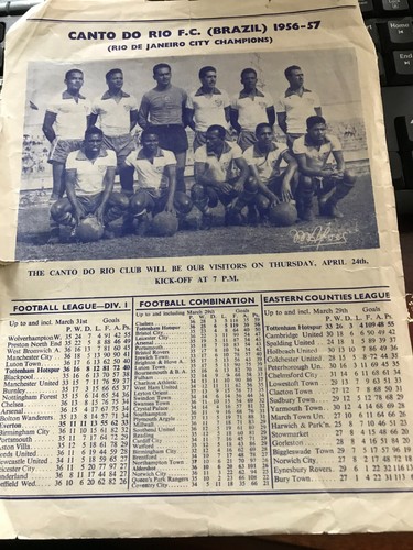 Tottenham Hotspur Reserves v Aldershot Reserves 5th April 1958 - Picture 3 of 3