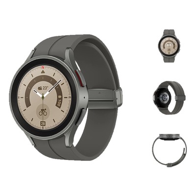2022 Samsung SM-R920N Galaxy Watch5 Pro Titanium Smartwatch