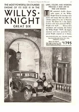 1930 Willys Knight Great Six 6-Cylinder Sedan Willys-Overland Toledo OH Print Ad