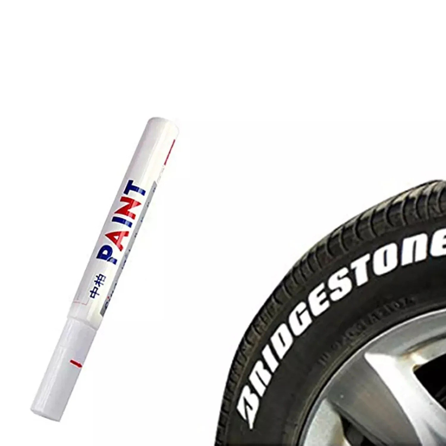 White Marker Paint Pens Permanent Marker Pen For Car Rubber Tyre Tire