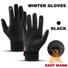 Men Women Thermal Windproof Waterproof Winter Gloves Touch Screen Warm Mittens