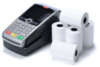 MAJESTIC 57x40mm MACHINE TILL CREDIT CARD,PDQ THERMAL PAPER ROLLS CASH REGISTER RECEIPT