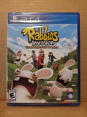 RABBIDS INVASION INTERACTIVE TV SHOW - Ubisoft - PS4 Game - New & Sealed