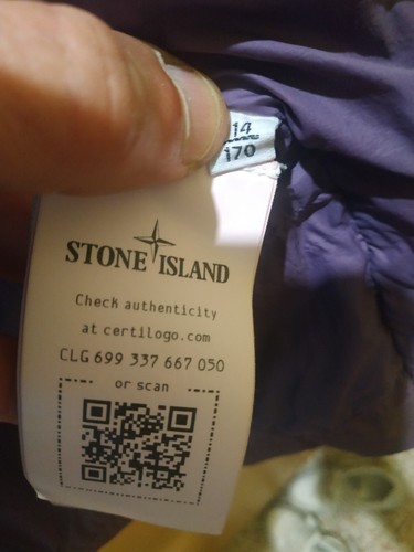 Stone Island Junior Garment Dyed Crinkle Reps Ny Down Jacket - Picture 17 of 21