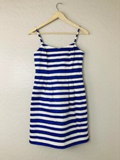 Gap Connie Blue & White Stripe Sateen Summer Dress #351626 NWT! 18