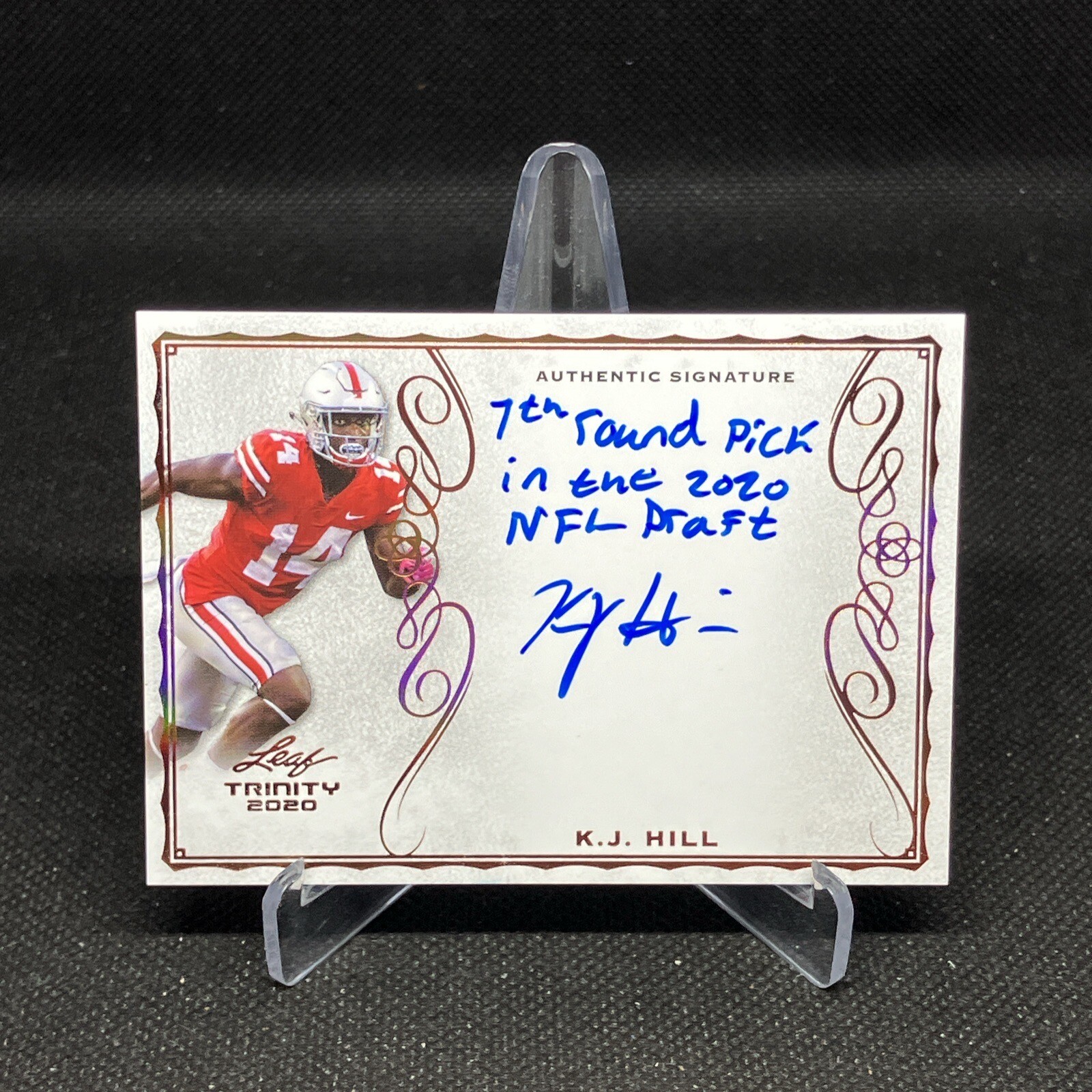 2020 Leaf Trinity Signatures KJ Hill AKJH Rookie Auto RC eBay