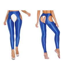 Womens Leggings Stretchy Pants Fitness Sweatpants Gymnastics Trousers Glossy