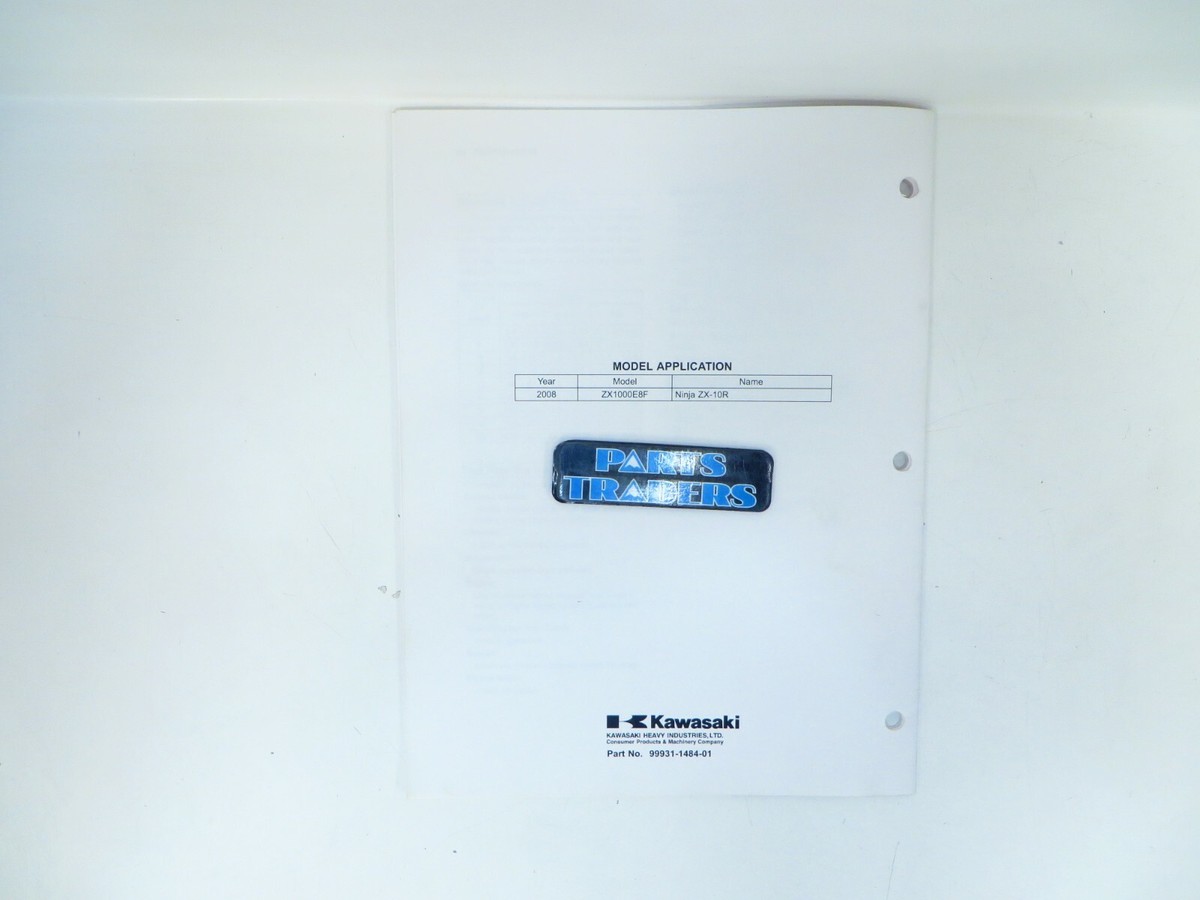 NOS Genuine Kawasaki Factory Assembly & Preparation Manual Ninja