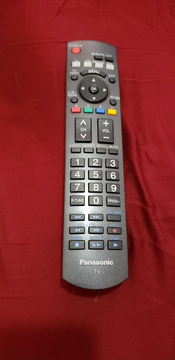 Panasonic N2QAB000102 TV Remote Control with EZSync / SAP Button