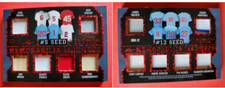 STAN MUSIAL ALBERT PUJOLS OZZIE SMITH BROCK GIBSON DAWSON JERSEY BAT CARD #23/30