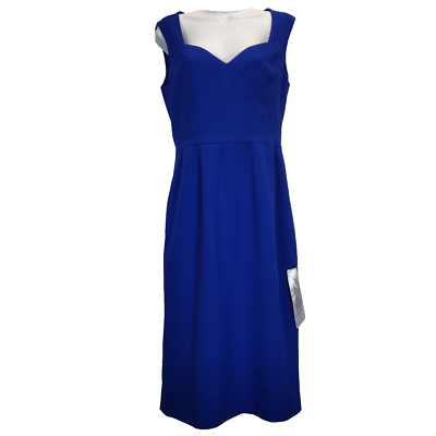 Dress The Population Anthropologie Elle Sheath Midi Dress Electric Blue Size M | eBay Dress The Population Anthropologie Elle Sheath Midi Dress Electric Blue Size M | eBay