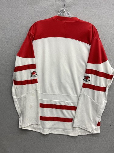 Y2K Nike Team Canada IIHF White Hockey Jersey Men's Size Medium M - Picture 9 of 13