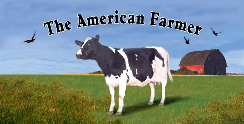 American Farmer Decal Bumper Sticker Personalize Gifts Any Name Or Text 6"