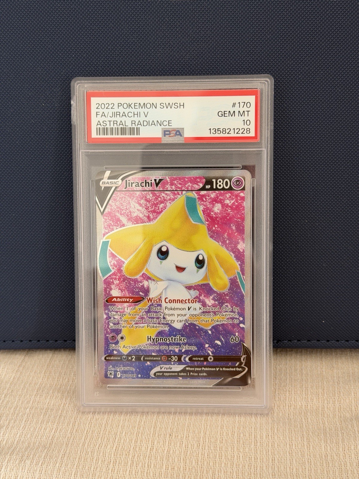 Pokemon Jirachi V Astral Radiance Full Art #170 PSA 10 Gem Mint