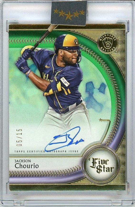 ファイブスター 2024 Topps Five Star - Jackson Chourio #FSA-JCH for sale | eBay