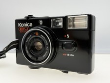Near Mint Konica EFJ Auto Date 35mm Film Camera 36mm F4 Lens From JAPAN