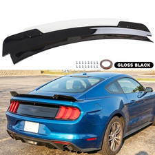 Track Pack Blade Wing Smoke Tint Wickerbill Spoiler For 2015-2023 Ford Mustang