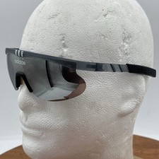 Vintage Adidas Equipment Gray Sports Sunglasses