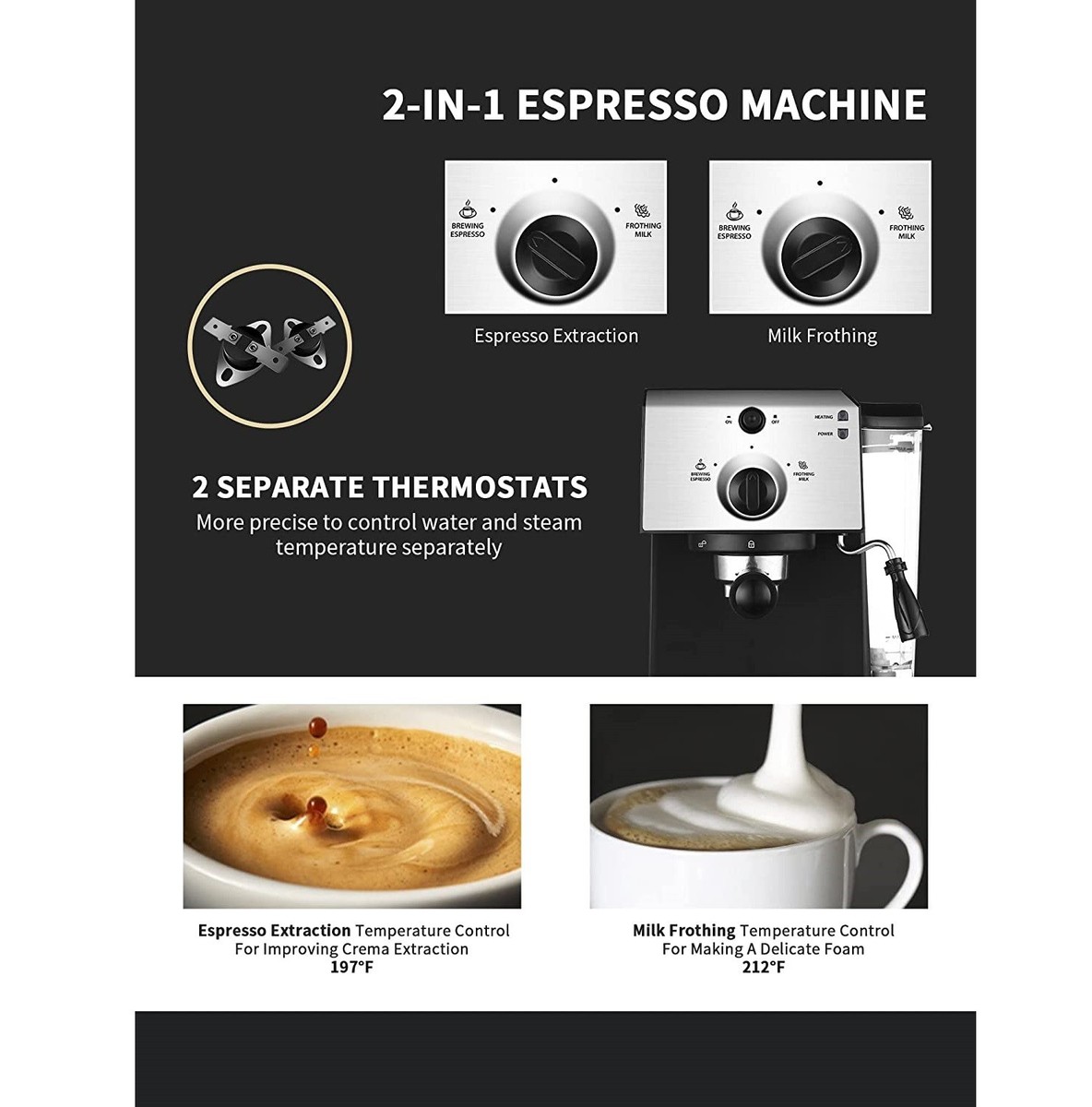 Cafetera Maquina Para Café Expreso Capuchino 20Bar R Éxito Cafetera Maquina Para Café Expreso Capuchino 20Bar R Éxito