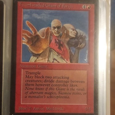 Magic: The Gathering Collectors' Edition Two-headed Giant of Foriys Rare Red 4/ 