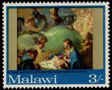 MALAWI 94 - Nativity with God the Father" by Giovanni Pittoni (pc62255)