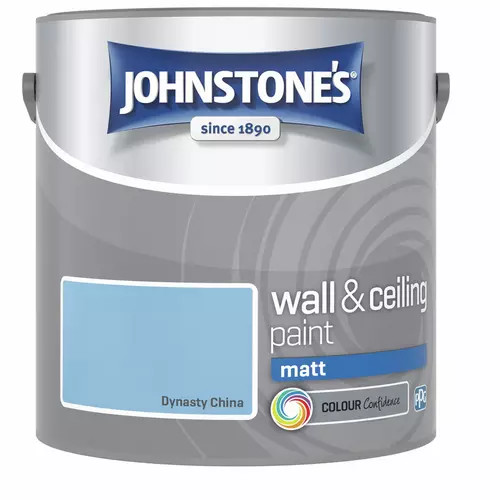 Johnstone's Walls & Ceilings Interior Matt Emulsion Paint 2.5L - Dynasty China