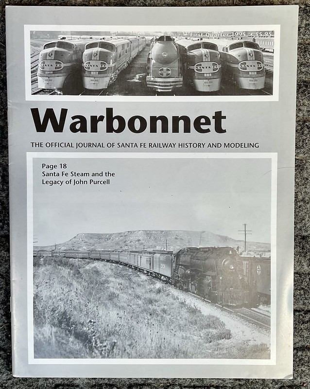 The Warbonnet Magazine Premier Issue Volume 1 Number 1  / Santa Fe ATSF