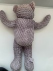 Bath & and Body Works Stuffed Plush purple Teddy Bear 90s garden daydreams heart — photo 6