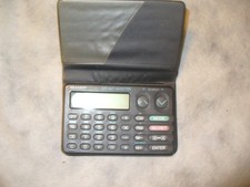 Sharp Memo Master EL-6061 electronic organizer and calculator tested 