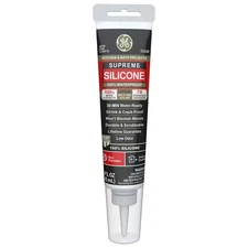 Supreme Silicone Caulk 2.8 Oz Kitchen and Bath Sealant Clear